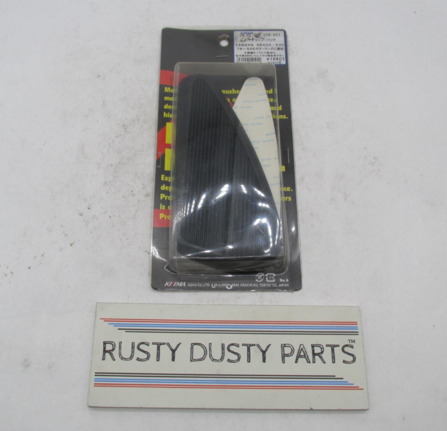 Kijima Yamaha SR400 SR500 Rubber Gas Tank Knee Grip Pads 208-001