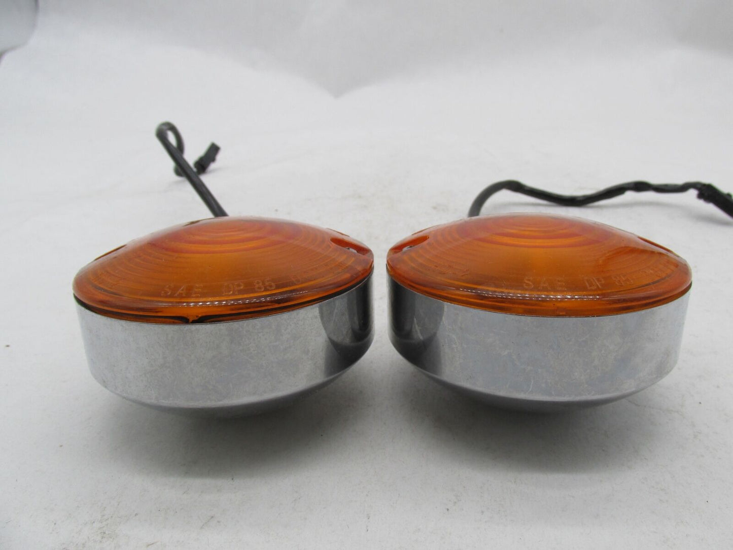 Pair of Harley Davidson Genuine Touring Amber Turn Signal Housings w/ Amber Lens