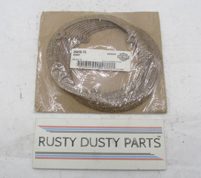 Pack of 10 Harley Davidson Genuine NOS Cork Clutch Derby Cover Gaskets 25416-70