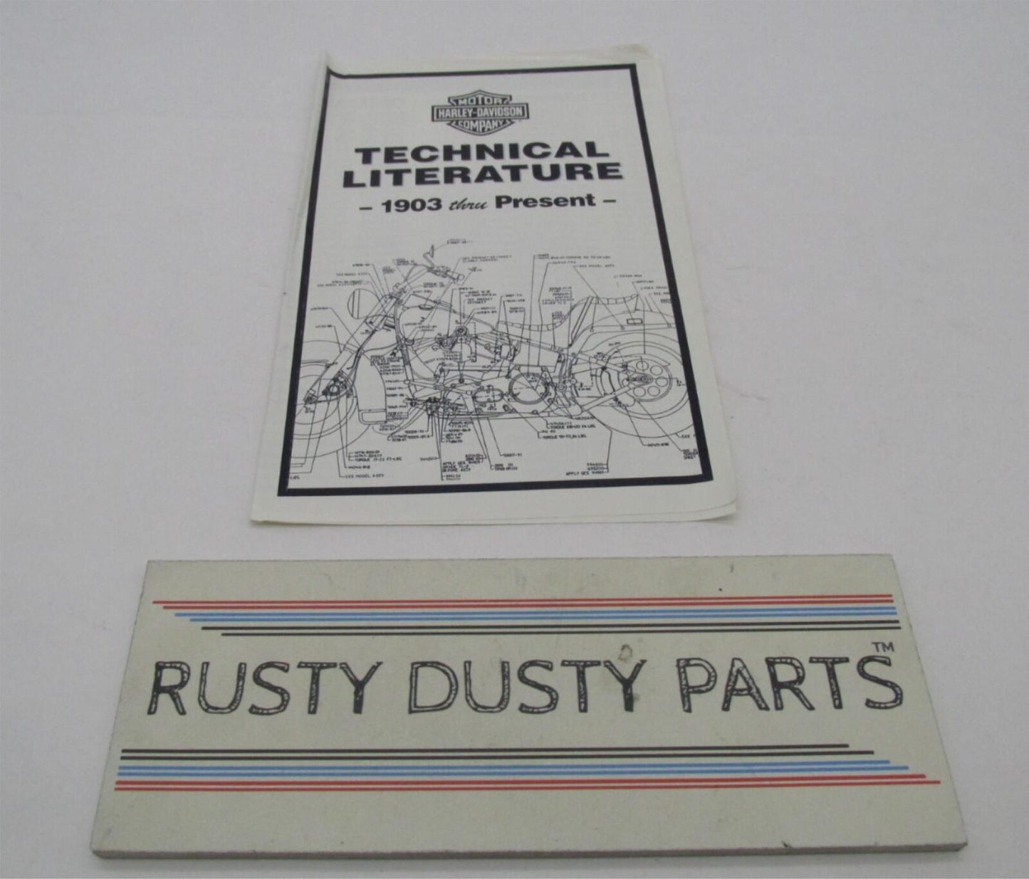 Harley-Davidson Genuine 1903-Present Technical Literature List 99528-97