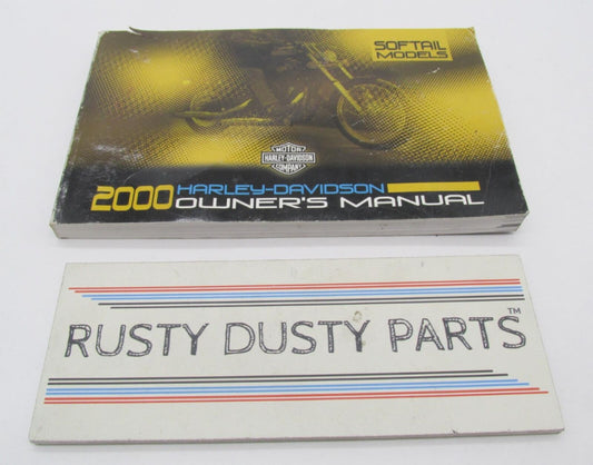 Harley-Davidson Official Factory 2000 Softail Owner's Manual 99469-00A
