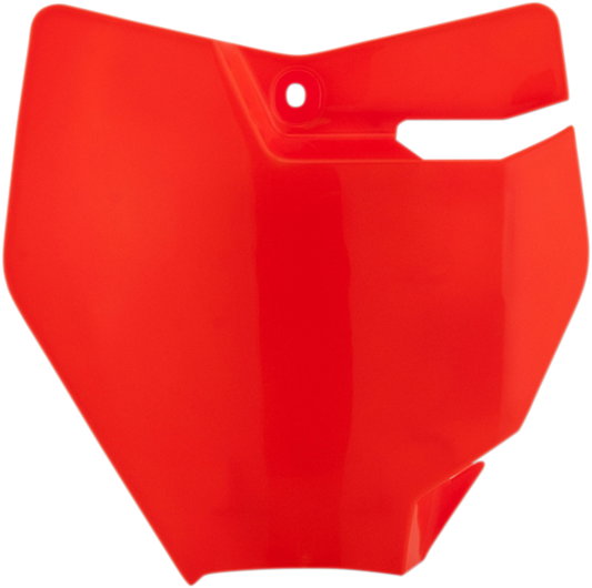 Acerbis Front Number Plate Orange 2449404617