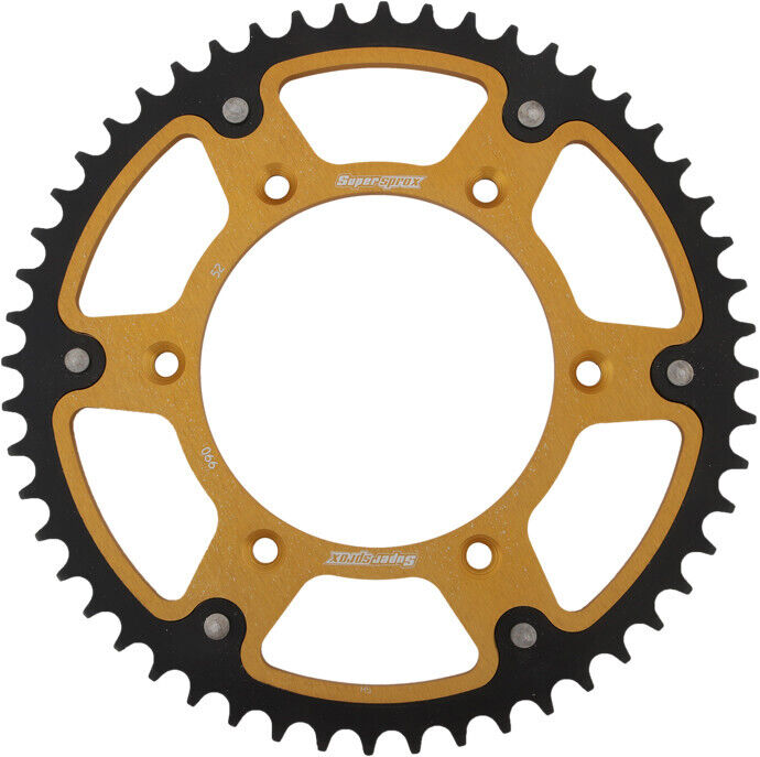 Supersprox Rear Stealth Sprocket 52T Gold RST-990-52-GLD
