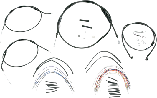 Burly Extended Cable/Brake Line Kit for Burly Ape Handlebars 12in B30-1007