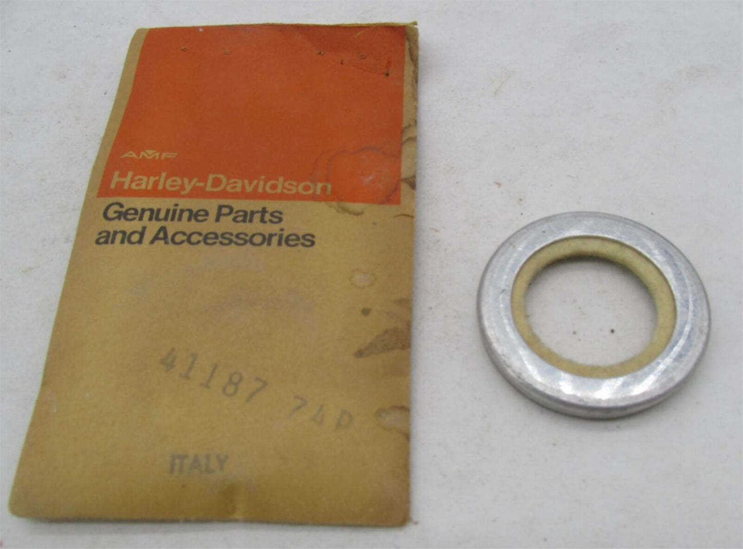 Harley-Davidson Genuine NOS Aermacchi Brake Drum Wheel Seal 41187-74P