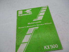Kawasaki KX500 Motocycle Owners Manual & Service Manual KX500-A2 99920-1246-01