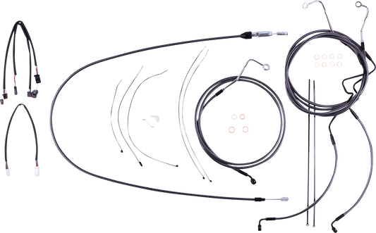 Magnum KARBONFIBR Designer Handlebar Installation Kit 7871223