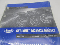 Buell NOS Sealed Official Factory 2002 Cyclone M2/M2L Parts Catalog 99572-02Y