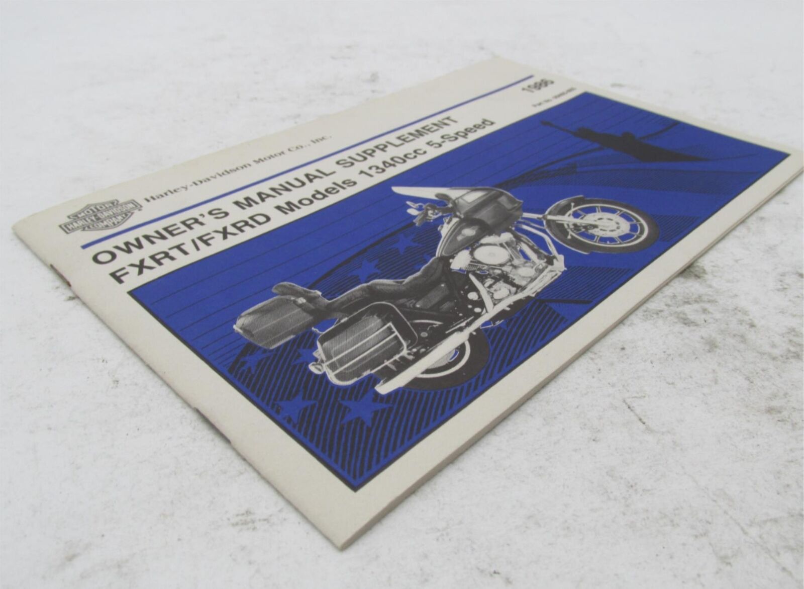 Harley-Davidson 1986 FXRT FXRD 13400cc 5 Speed Owner's Manual Book 99465-86S