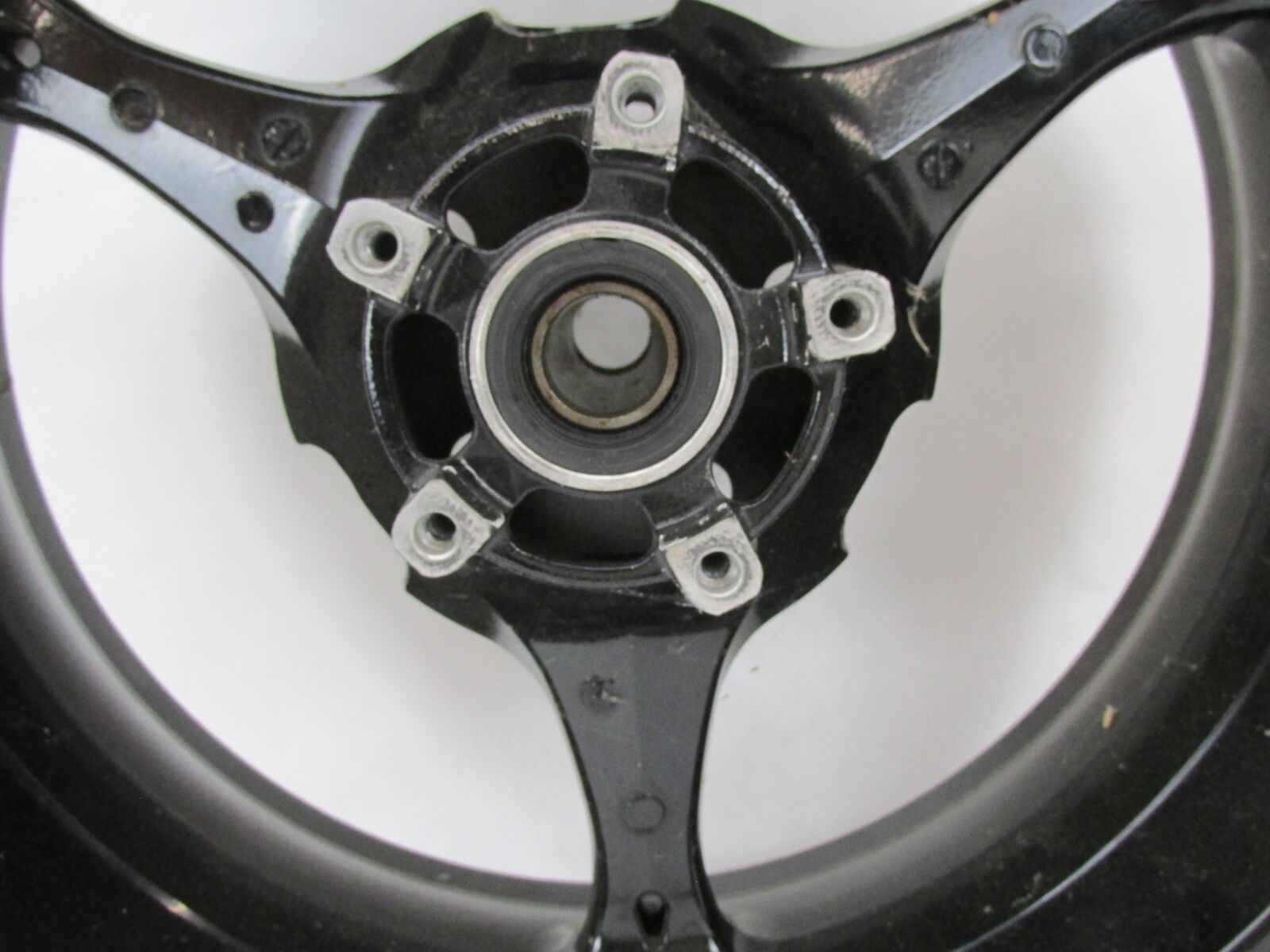 Enkei Motorcycle 3 Spoke Tri Spoke 17 X 5.5" Black Rear Wheel Rim