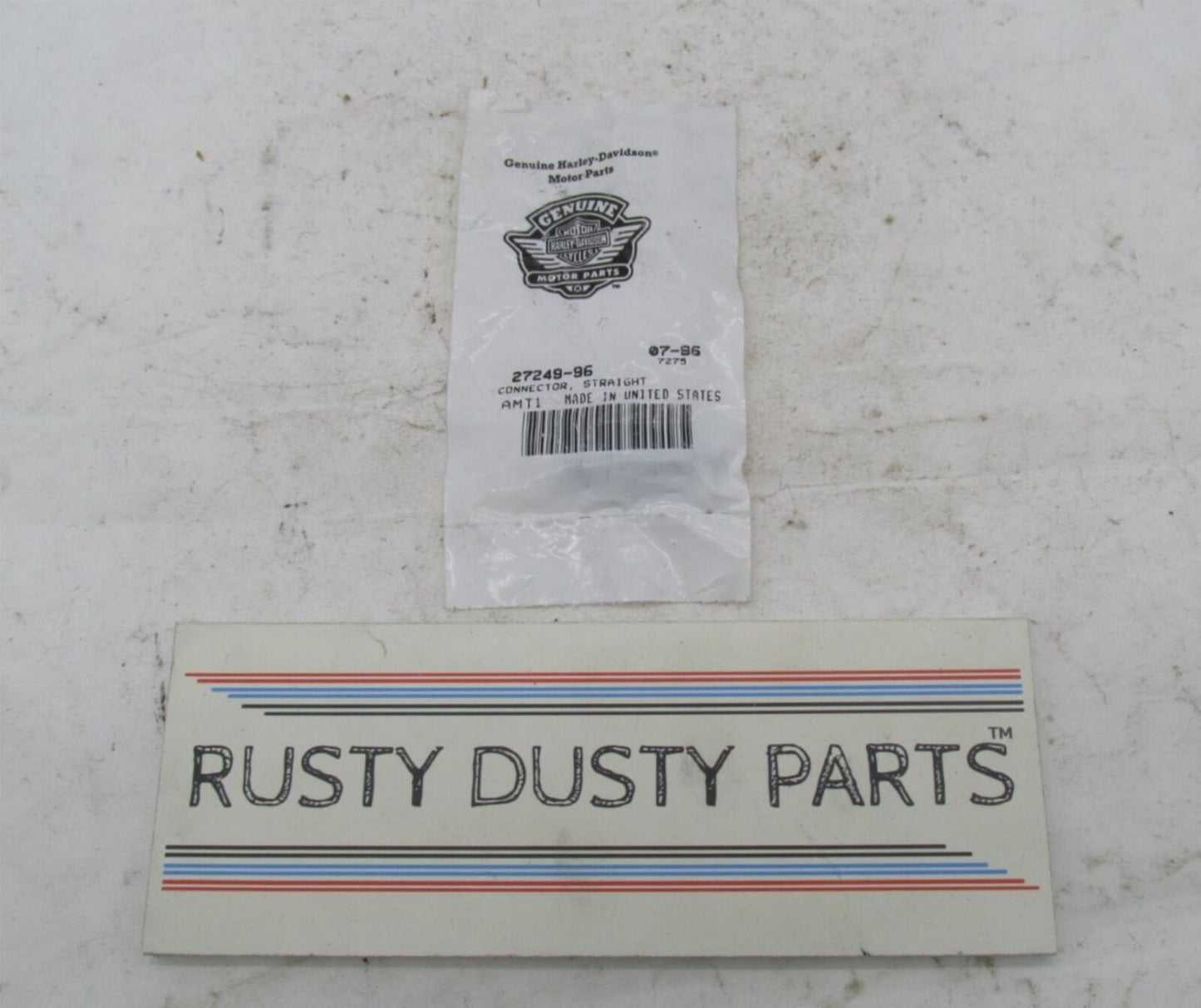 Harley Davidson Genuine NOS Straight Connector 27249-96