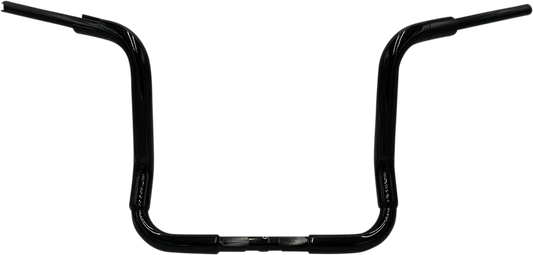 Fat Baggers, Inc. 1-1/2" EZ Install Rounded Top Handlebar 14" Black 813014-B