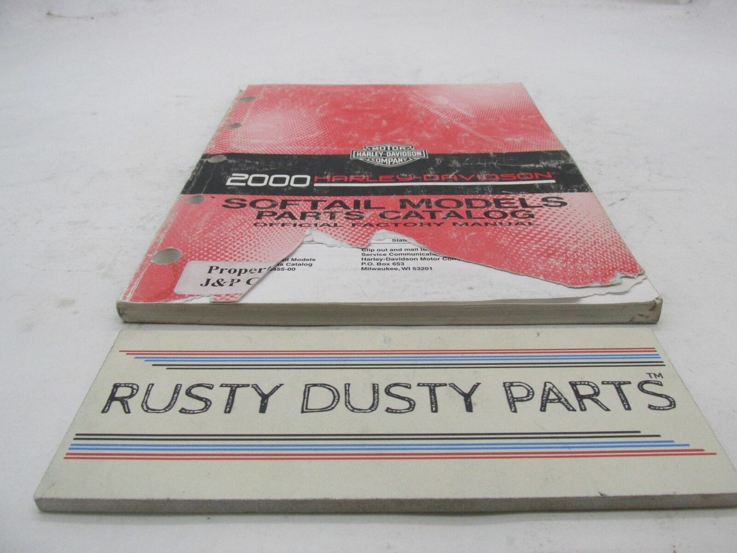 Harley-Davidson Official Factory Softail Models Parts Catalog 99455-00A