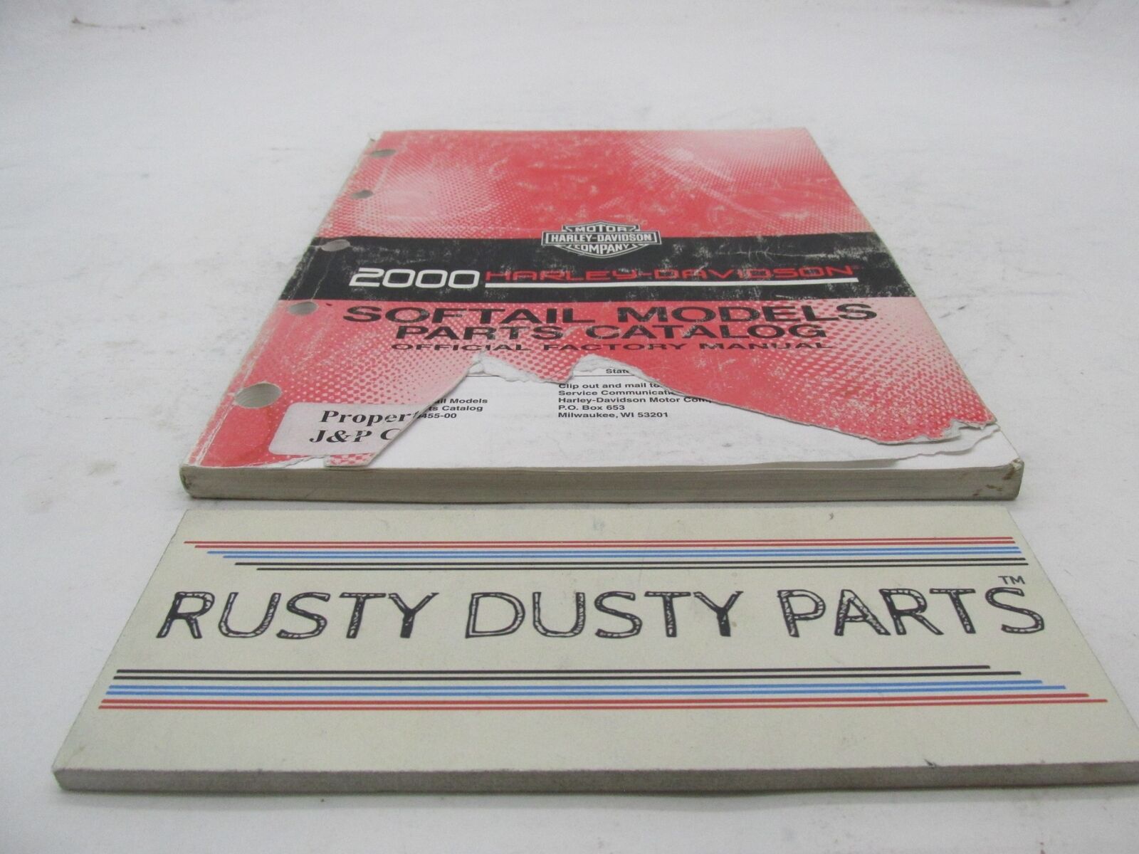 Harley-Davidson Official Factory Softail Models Parts Catalog 99455-00A