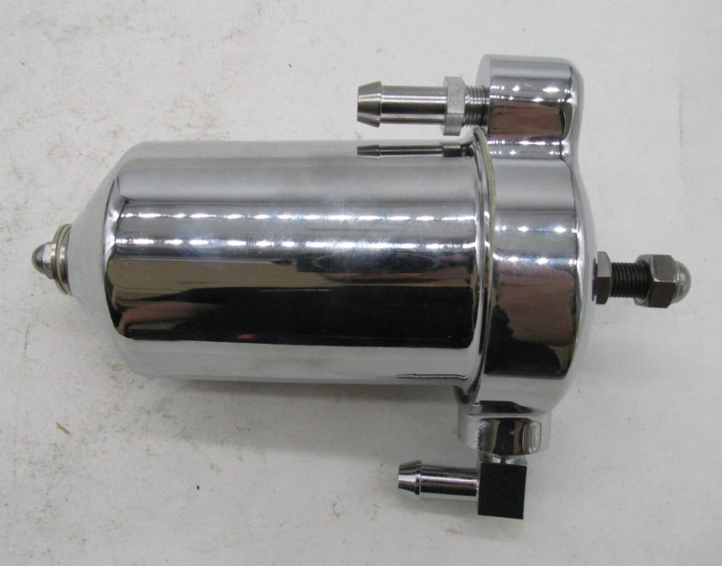 Harley Drag Specialties Polished Chrome Remote Oil Filter Housing DS275100