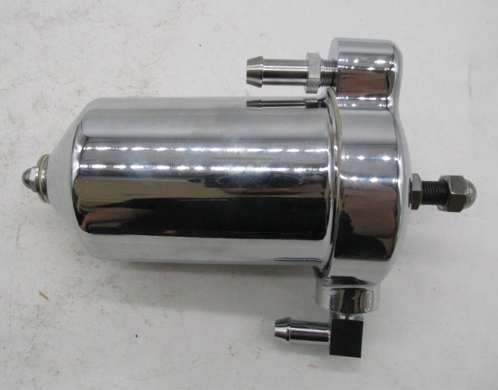 Harley Drag Specialties Polished Chrome Remote Oil Filter Housing DS275100