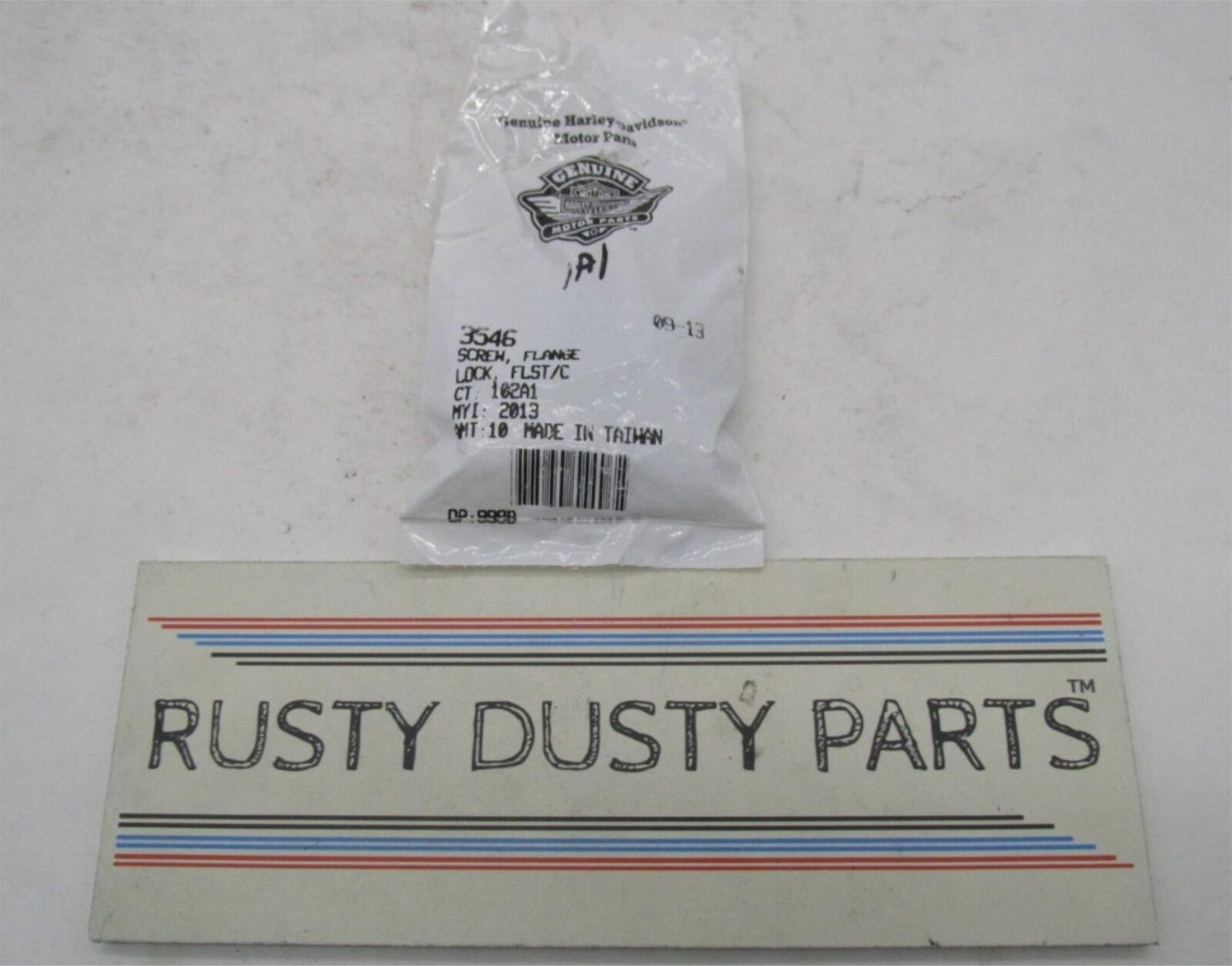 Lot of 3 Harley-Davidson Genuine NOS FLSTC Flange Lock Screws 3546