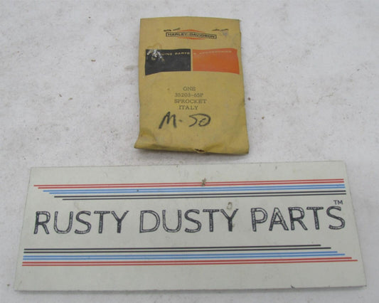 Harley Davidson Aermacchi Genuine NOS Sprocket M-50 35203-65P