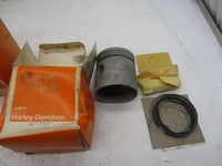 Pair of Harley Davidson Genuine NOS Flathead Pistons with Rings 22254-29B