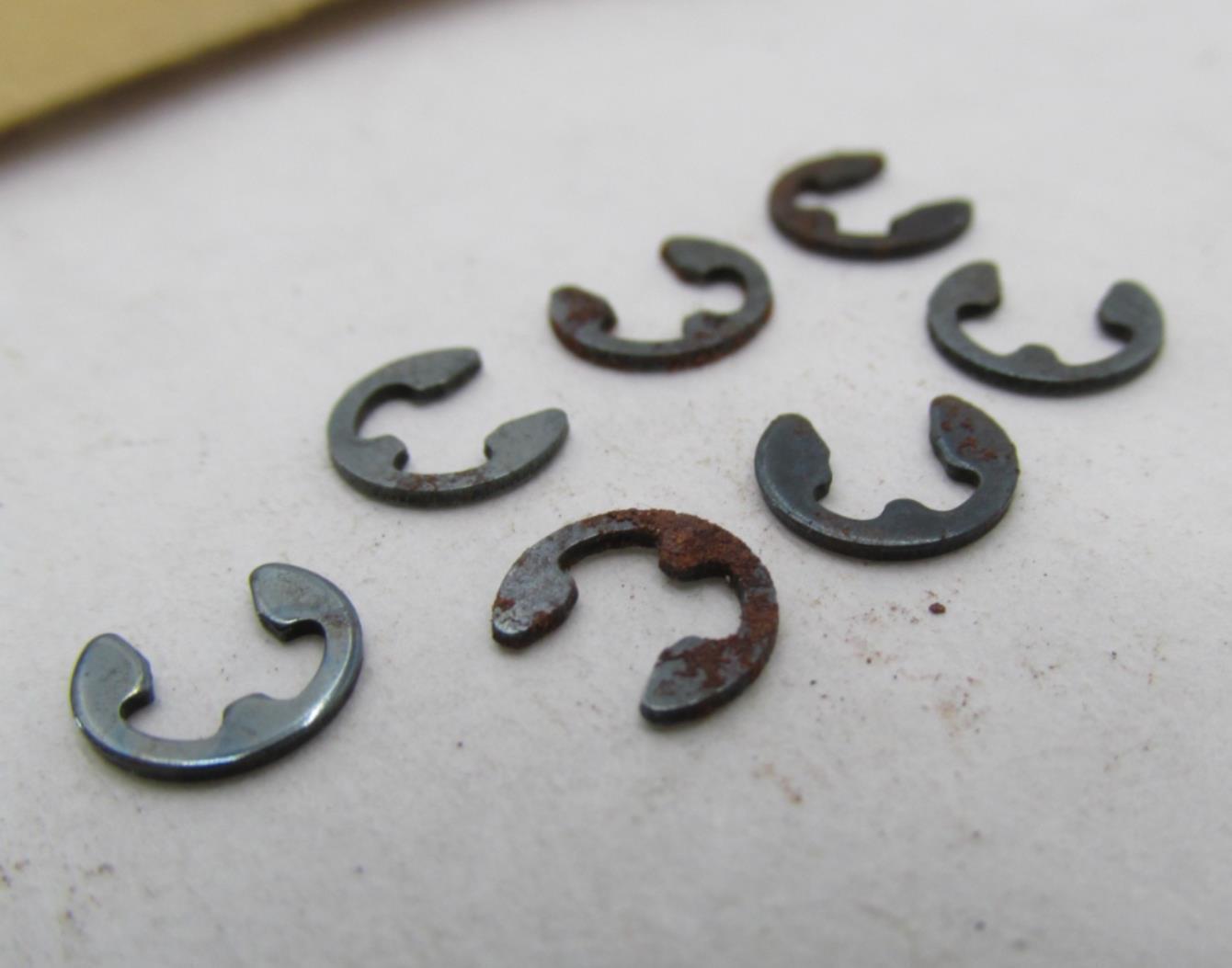 Lot of 7 Harley-Davidson Genuine NOS Aermacchi Lock Rings 11040-P