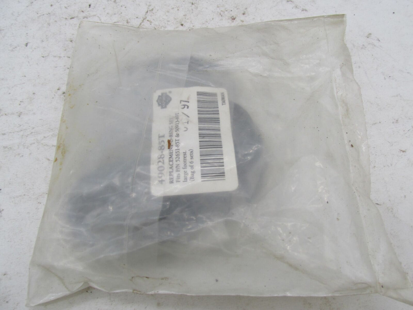 Harley Davidson Genuine NOS Foot Rest O-Ring Set 49028-85T