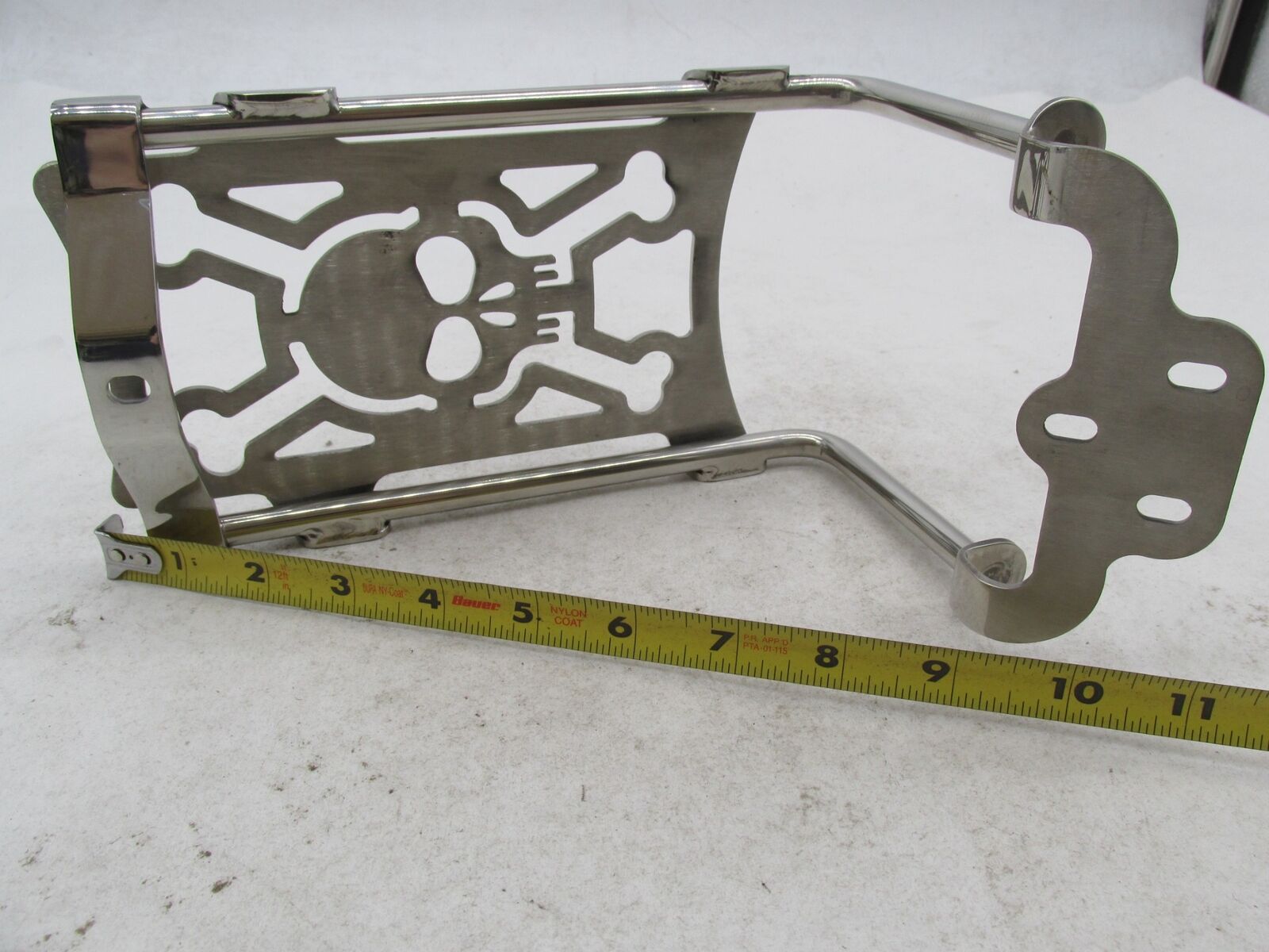 Harley Davidson Chrome 86- 07 Chrome Skull Luggage Rack