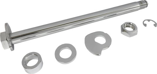 Drag Specialties Axle Kit Chrome Rear 0214-1968