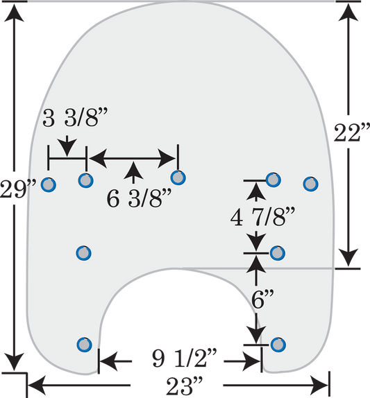 Memphis Shades 21in. OEM Replacement Windshield Clear MEP6420