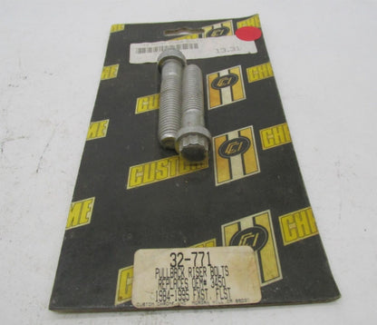 Harley Davidson Custom Chrome 1984-1995 FXST Pullback Riser Bolts 32-771 3450