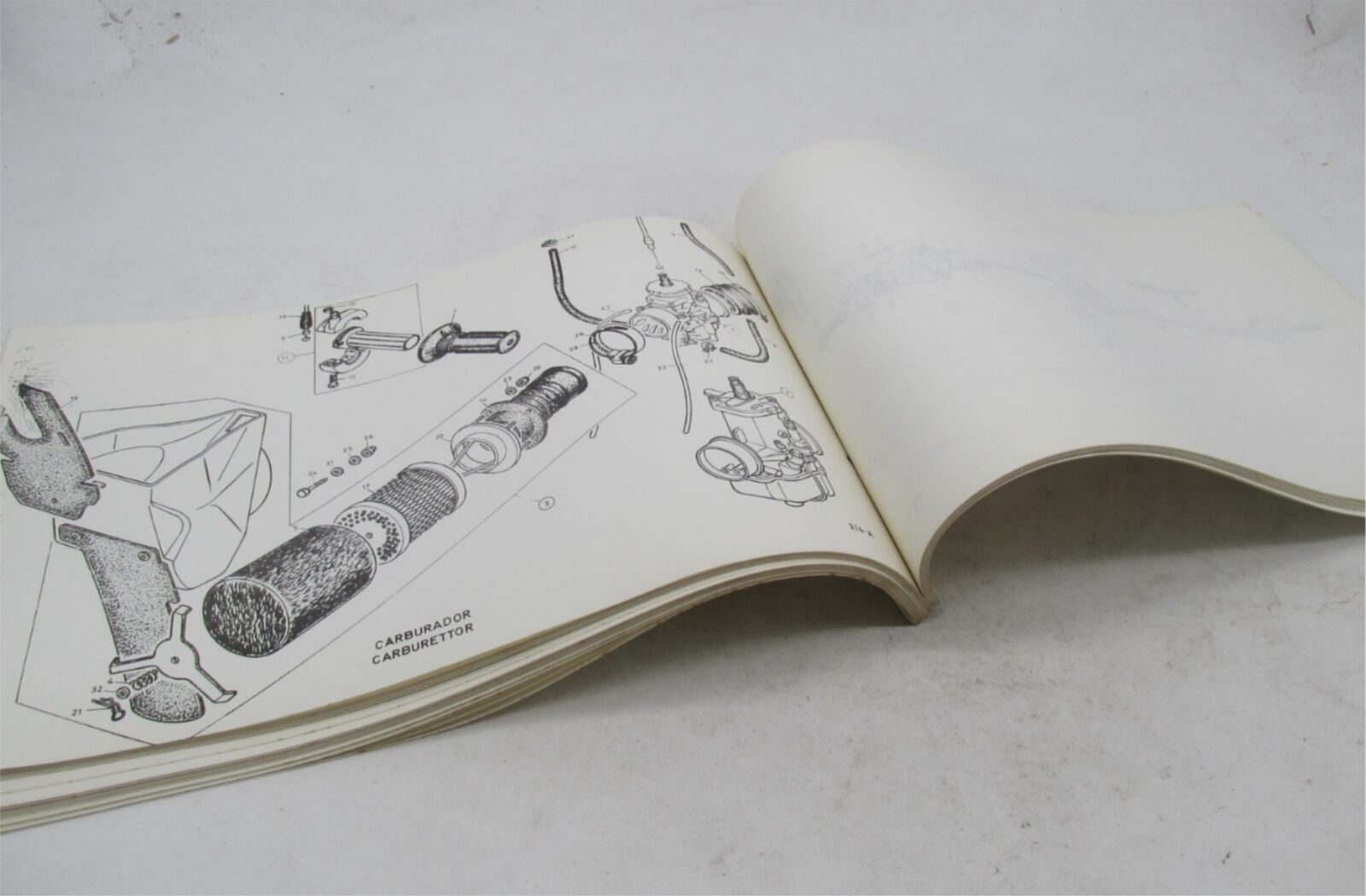 Bultaco Factory 1978 Frontera 214-215 Motorcycle Catalog Parts List Book