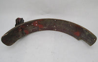 Vintage Triumph BSA Rolled Rear Metal Fender 4-3/4" with Lucas Taillight