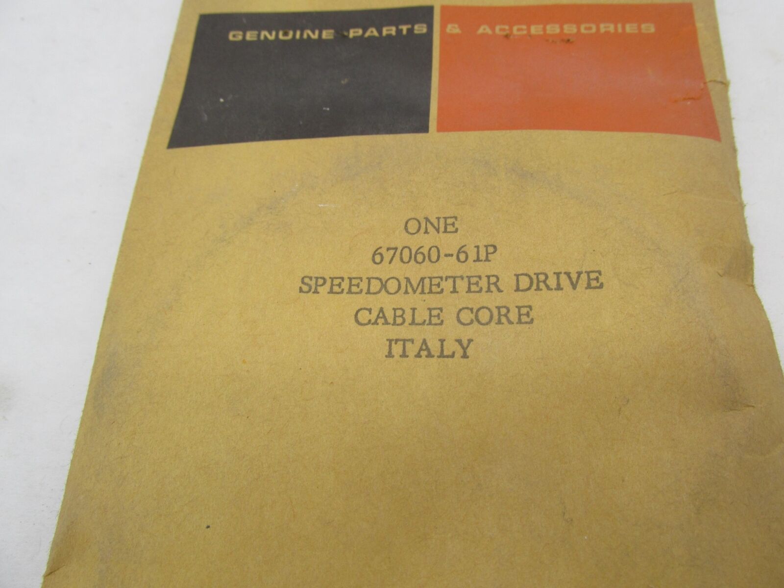 Harley-Davidson Genuine NOS Aermacchi Speedometer Cable Drive Core 67060-61P