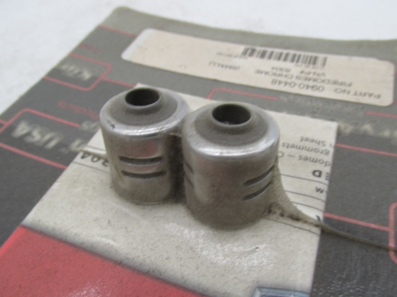 Harley Davidson Kuryakyn Small Chrome Spark Plug Covers Firedomes 0940-0448 8304