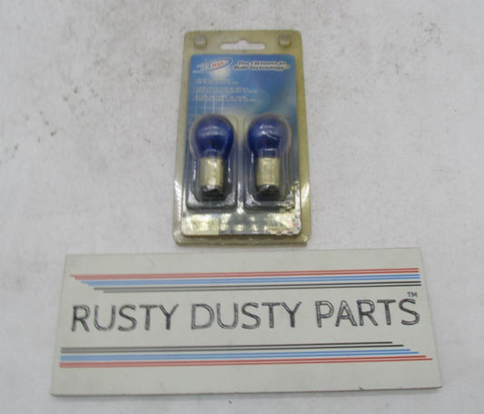 Pack of 2 Harley Icy Hot 12W Blue Light Bulbs 504008B