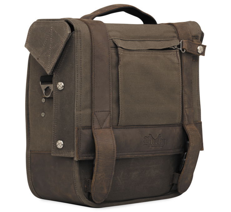 Burly Voyager Saddlebag Dark Oak B15-1000D