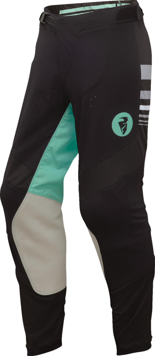 Thor 24 Women's Prime Blaze Pants Black/Mint 3/4 2902-0350