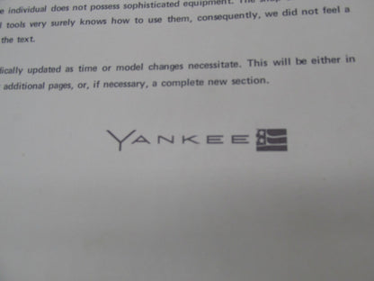 Vintage Yankee OSSA Official Factory NOS 1971-1972 Service Repair Manual