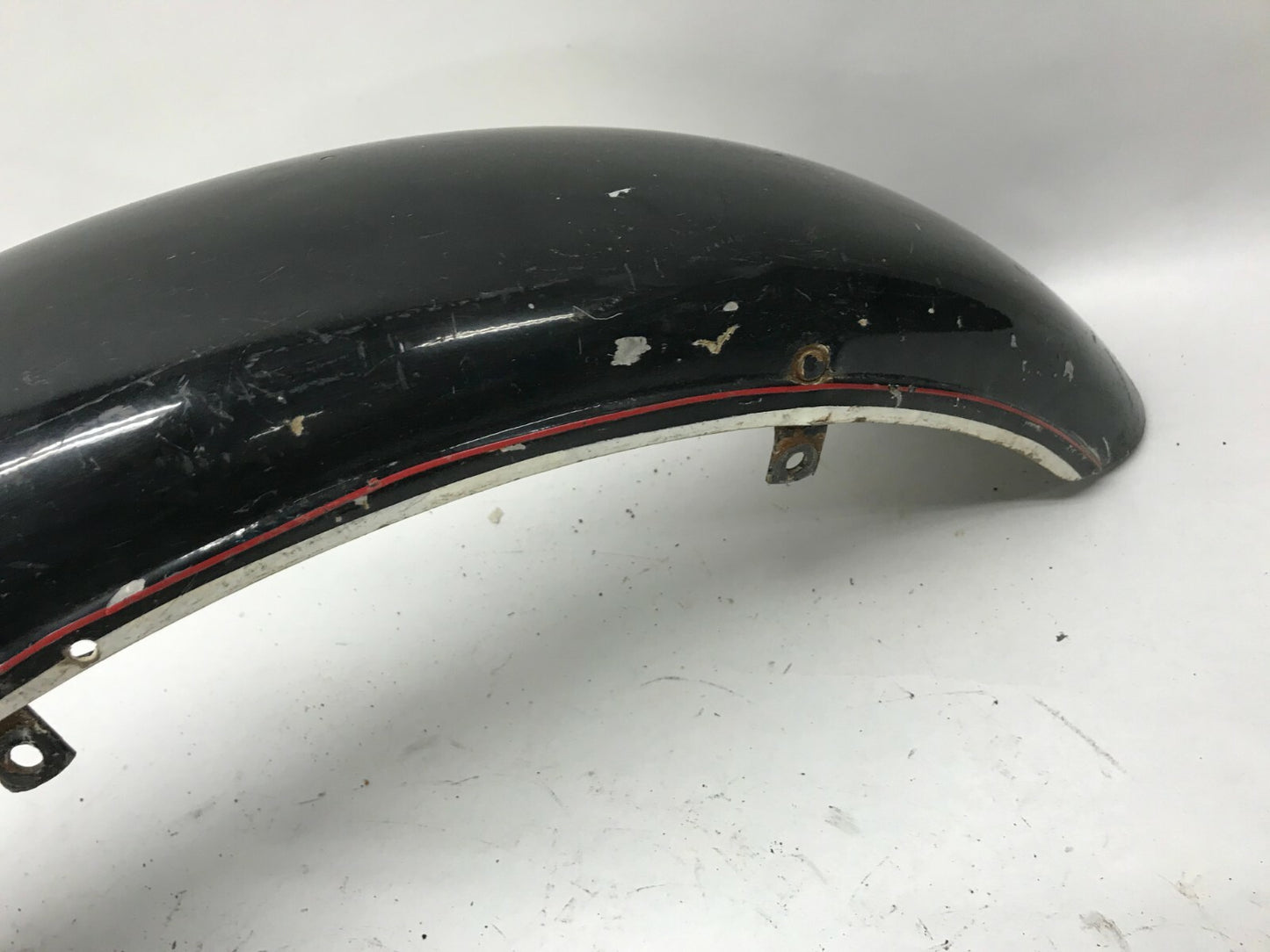 Vintage Harley Davidson Ironhead Front 5"  Fender Black no Dents Metal