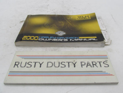 Harley-Davidson Official Factory 2000 XLH Owner's Manual Book 99468-00A
