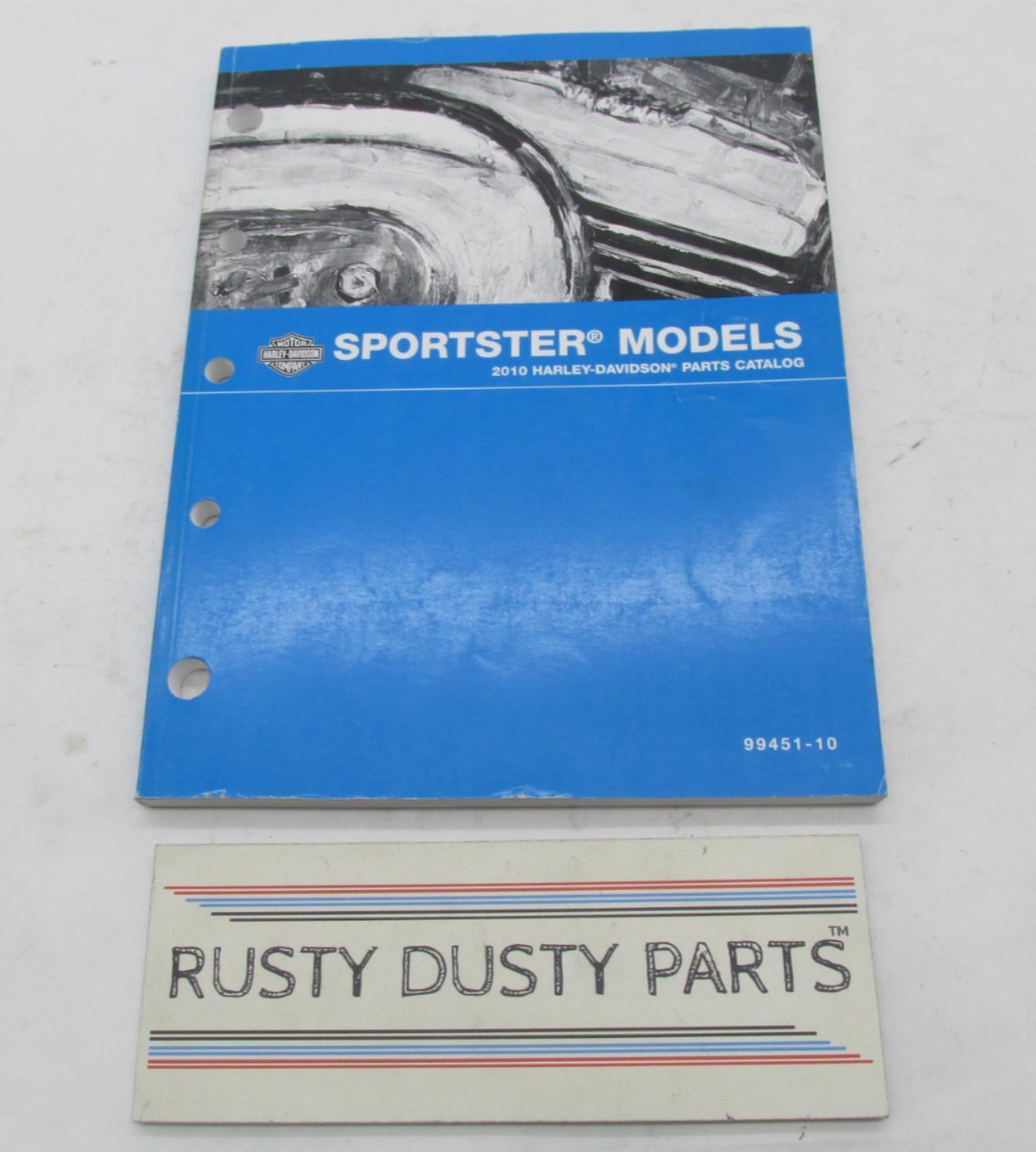 Harley-Davidson Official Factory 2010 Sportster Parts Catalog 99451-10