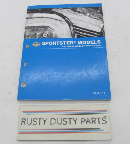 Harley-Davidson Official Factory 2010 Sportster Parts Catalog 99451-10