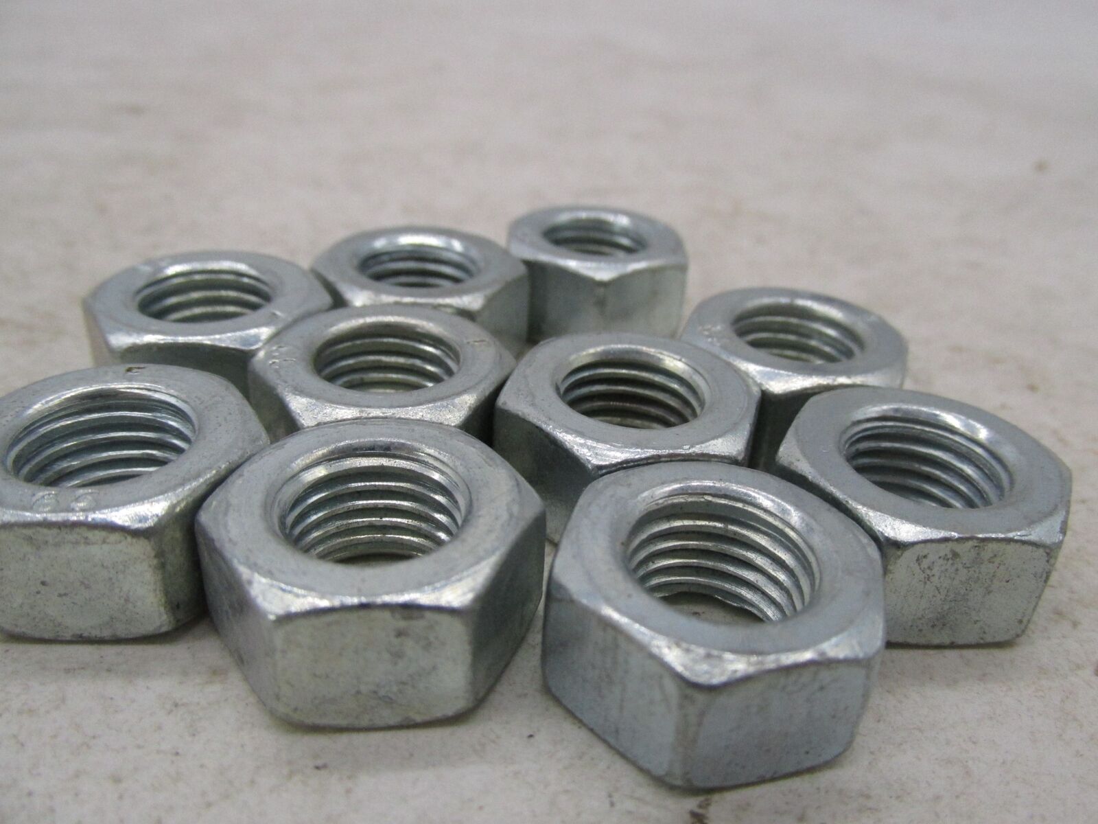 Lot of 10 Harley-Davidson Genuine NOS Aermacchi Hex Nuts 7675P