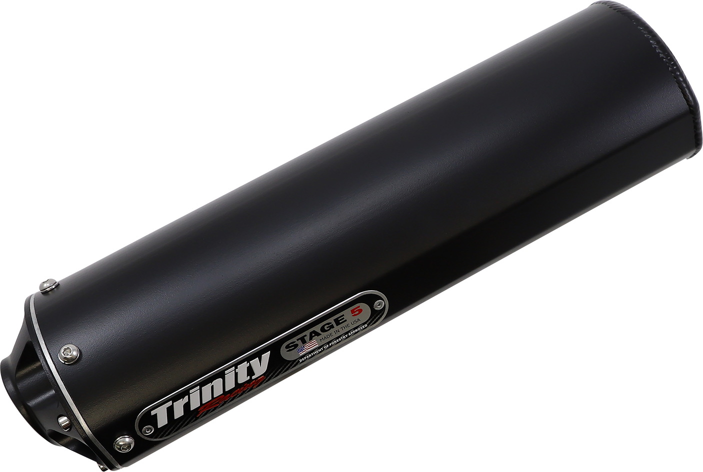 TRINITY RACING 5 Stage Slip-On Muffler Cerakote Black TR-4158S-C2