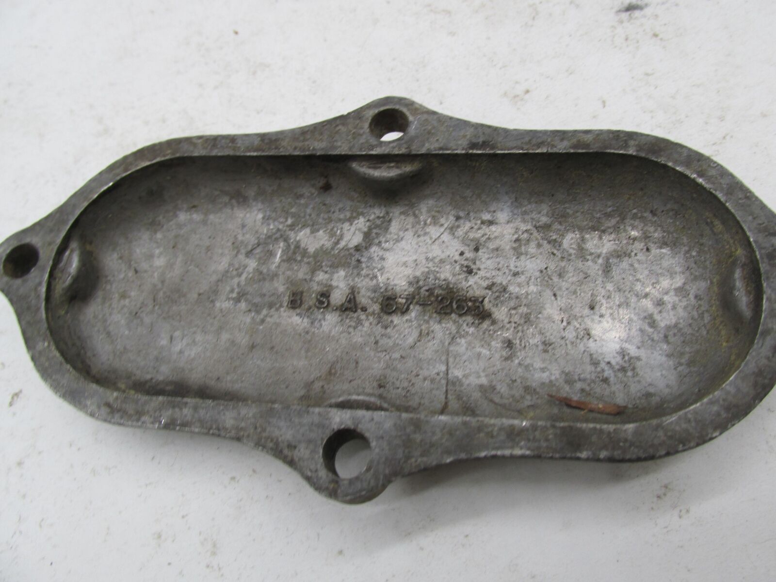 BSA Vintage Original A7 A10 Polished Rocker Box Inspection Cover 67-263