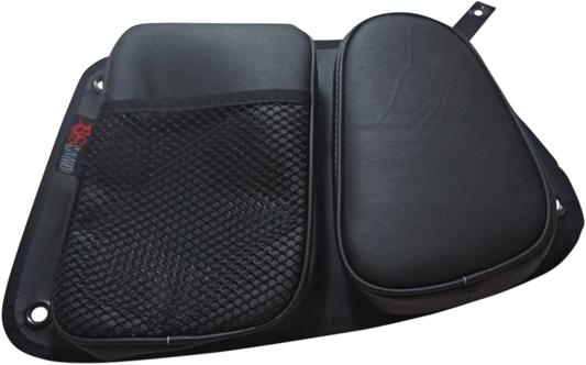 BS SANDS Door Bags Black Rear RZRDBRRBK