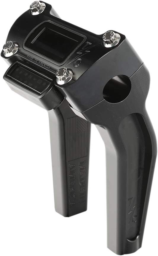 THRASHIN SUPPLY CO. Handlebar Risers 6-1/2" Rise Black TSC-6500-1