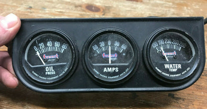 Summit Racing Gauge Dash Cluster Oil Pressure Amps Water Temperature 4