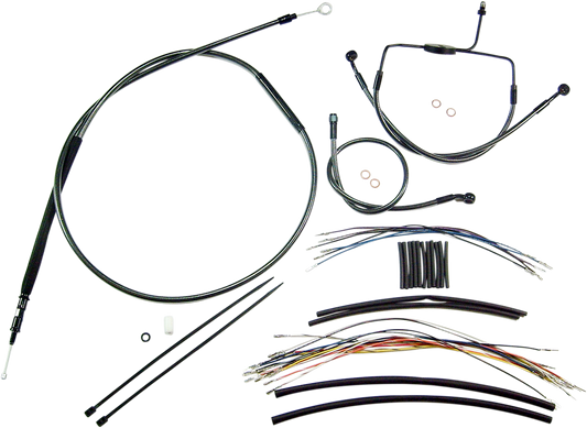 Magnum Designer Handlebar Installation Kits Black Pearl 487303