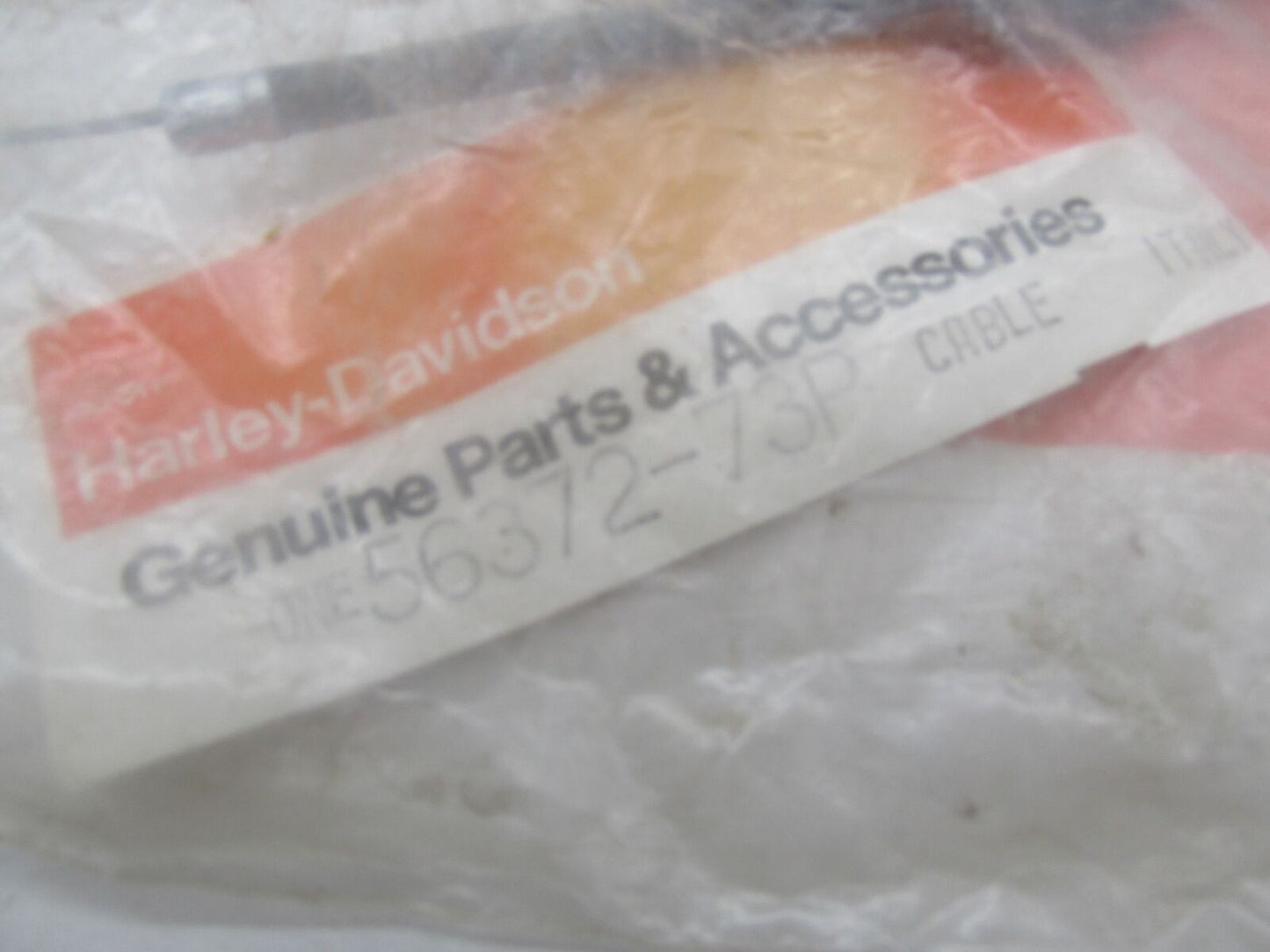 Harley-Davidson Genuine NOS Aermacchi Carburetor Throttle Cable 56372-73P
