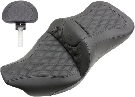 Saddlemen Roadsofa LS Trike Seat w/Backrest 808-07B-182TBR